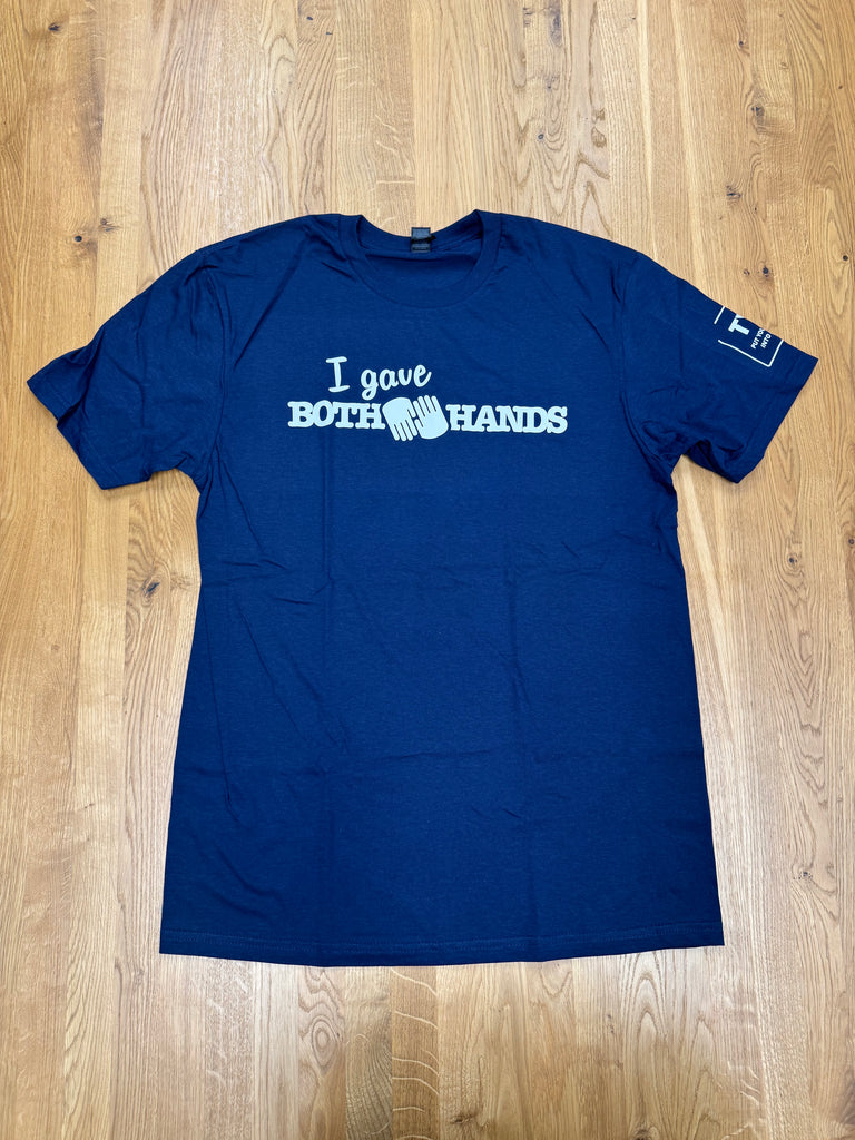 Navy Both Hands Tee with Ty² Legacy Patch