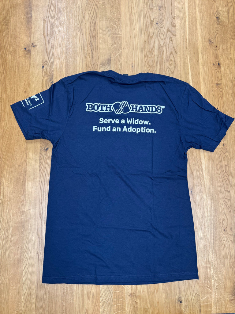 Navy Both Hands Tee with Ty² Legacy Patch